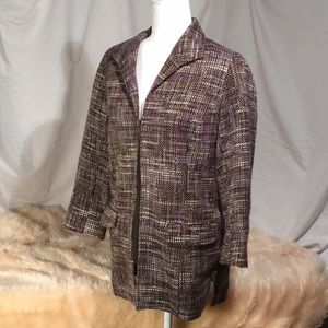 Chico’s tweed jacket